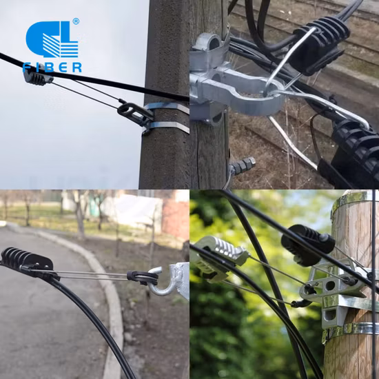 1.1A Plastic Material Insulated Cable Suspension Clamp for ADSS Cable